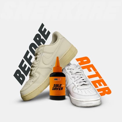 SNEAKARE Shoe Sole Saver (100ml), Remove Yellowing & Oxidation From Soles, Clean Sneaker Soles, White Sneaker Soles, Sole Cleaner For Sneakers 3.38fl.oz
