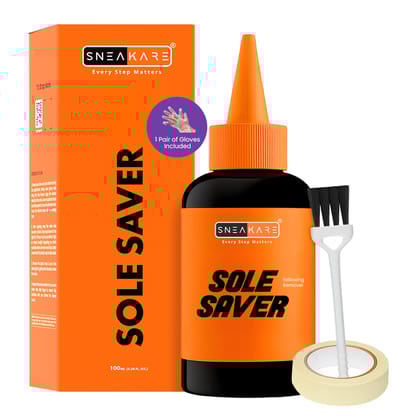 SNEAKARE Shoe Sole Saver (100ml), Remove Yellowing & Oxidation From Soles, Clean Sneaker Soles, White Sneaker Soles, Sole Cleaner For Sneakers 3.38fl.oz