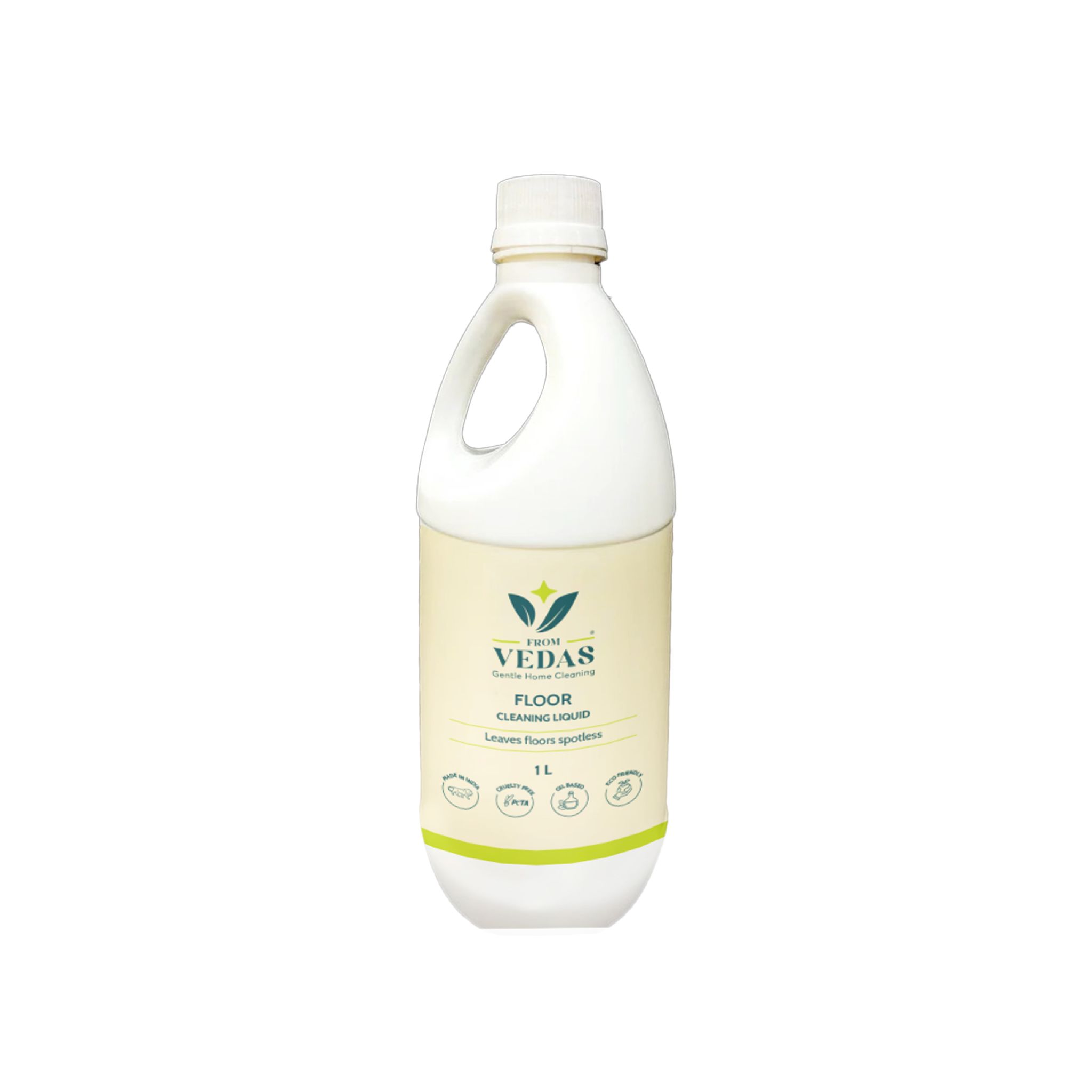 FromVedas Floor Cleaner liquid, Suitable for Bathroom & Floor surfaces like ceramic, marble, granite, mosaic etc - 1Litres