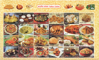 Shobhaphila's Mixed Indian Cuisine Stamp Sheetlet Stamp ( 3rd Nov 2017) Shobhaphila's Mixed Indian Cuisine Stamp Sheetlet Stamp ( 3rd Nov 2017)