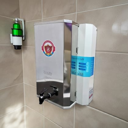 BlueLife® UltraHygiene, UF+UV Water Purifier with Detachable Stainless-Steel Tank, for Corporation Water