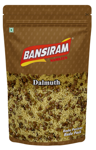 Bansiram Namkeen Dalmuth ( Pack of 2 X 350g) - 700gm.