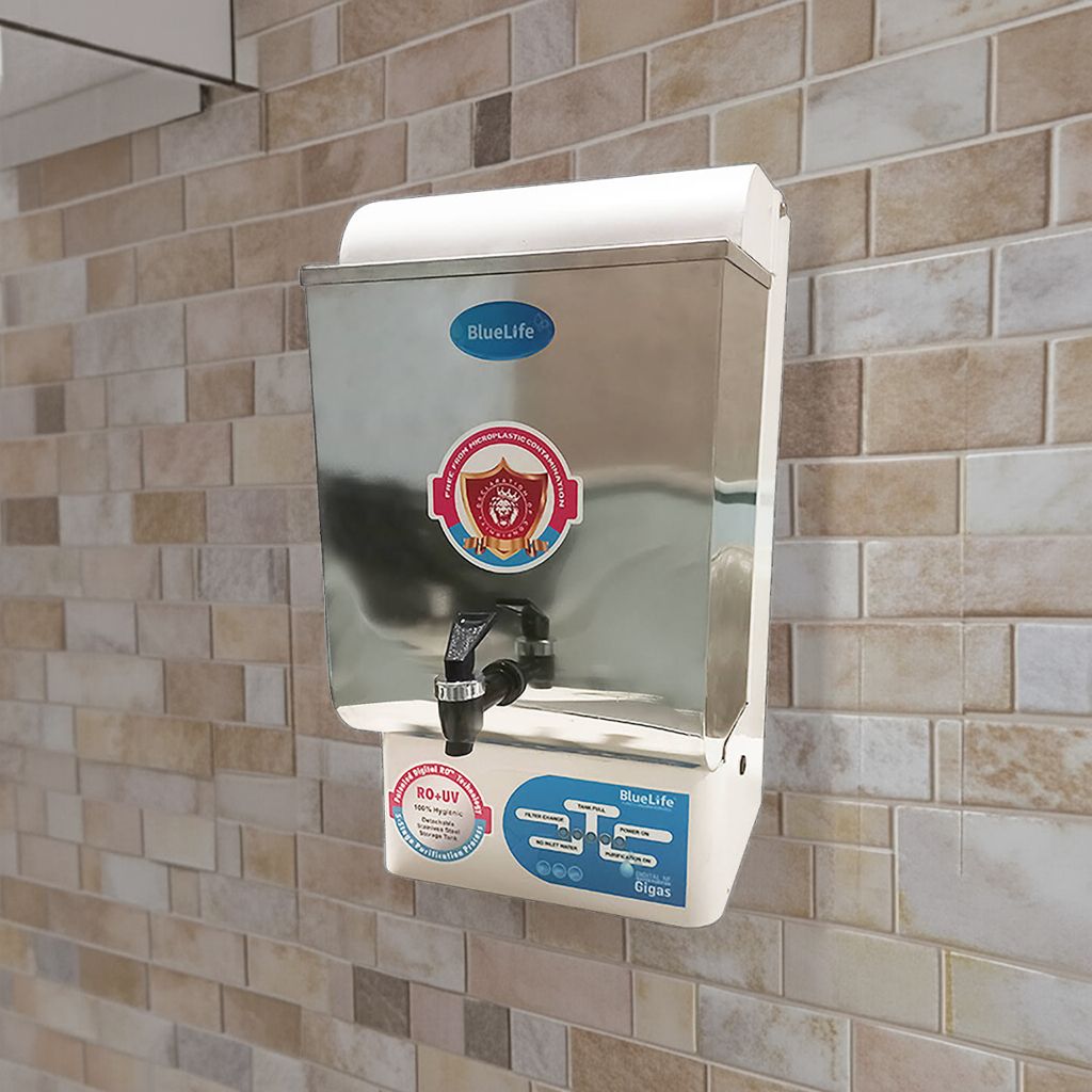 BlueLife® Gigas RO, Digital Reverse Osmosis Water Purifier with Detachable Stainless-Steel Tank