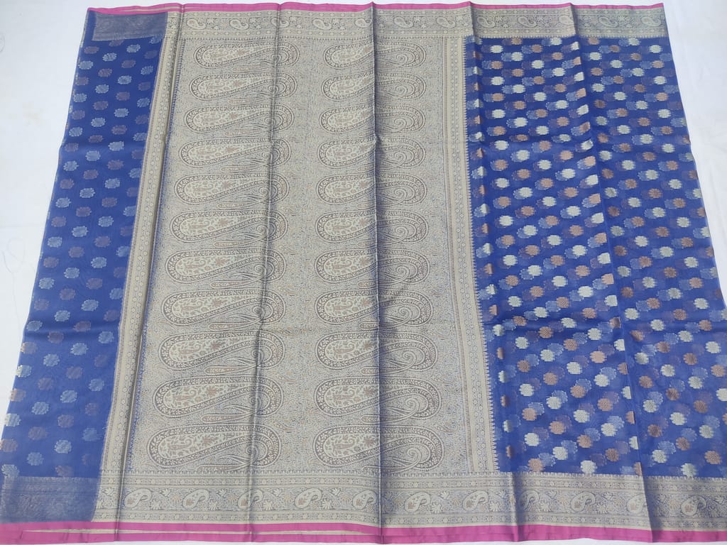Banarasi Tissue silk saree with blouse - Sarees | Buy online on ZillyBuy