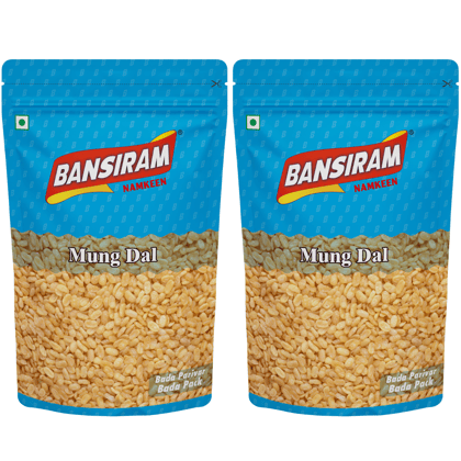 Bansiram Namkeen Mung Dal ( Pack of 2 X 350 g) - 700 g