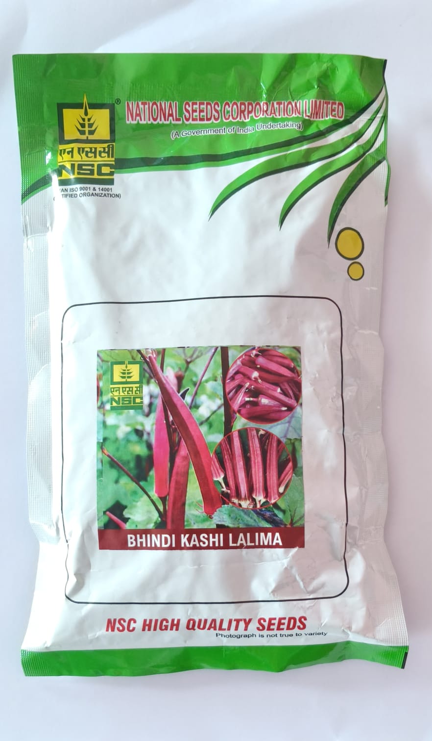 Bhindi Kashi Lalima Red Okra  TL Seeds -  National Seeds Corporation