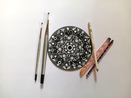 Hand-Painted Mandala Art for Home Decor