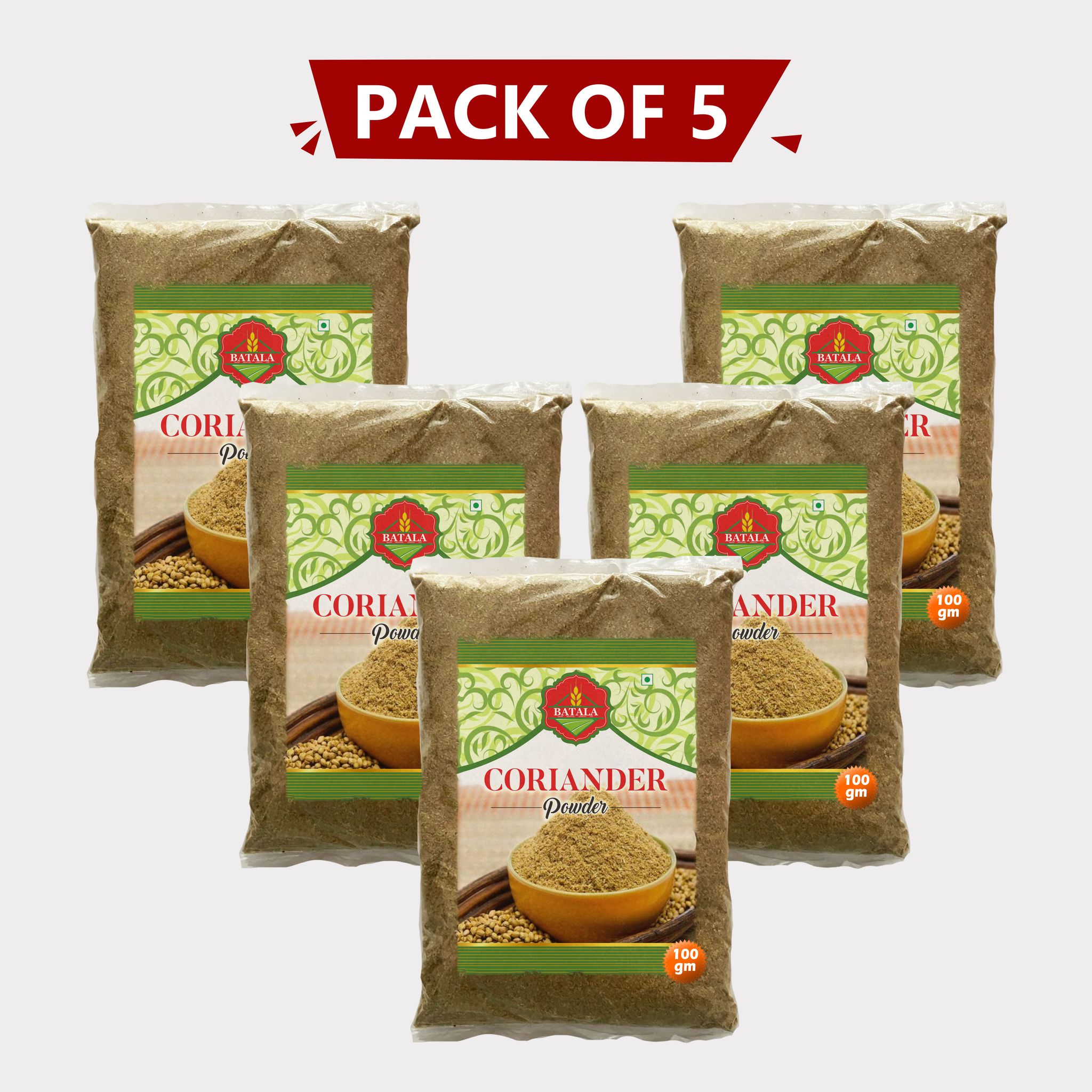 Coriander Powder (100 gm), pack of 5