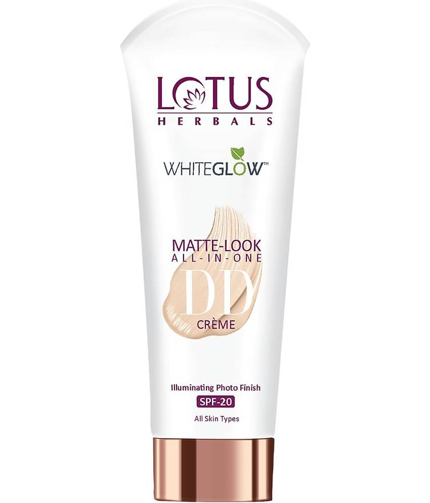 Lotus Herbals Whiteglow Matte Look All In One Dd Cream , Natural Beige , Spf 20 , 30G