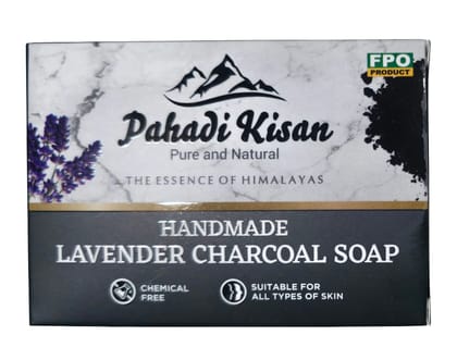 Lavender Charcoal Soap (100gm)