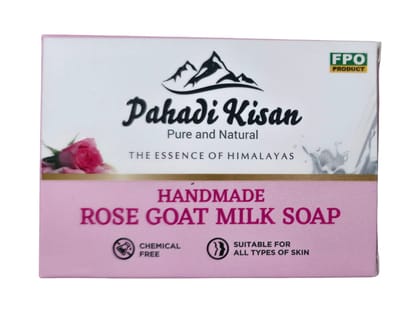 Rose Goat Milk Soap (100gm)