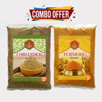 Combo Pack of Turmeric & Coriander Powder