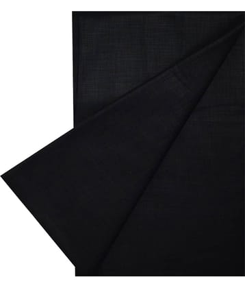 KUNDAN SULZ GWALIOR Black Cotton Blend Unstitched Shirt pc