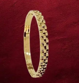 "Radiant Elegance: CZ Stone Bangle Bracelet"