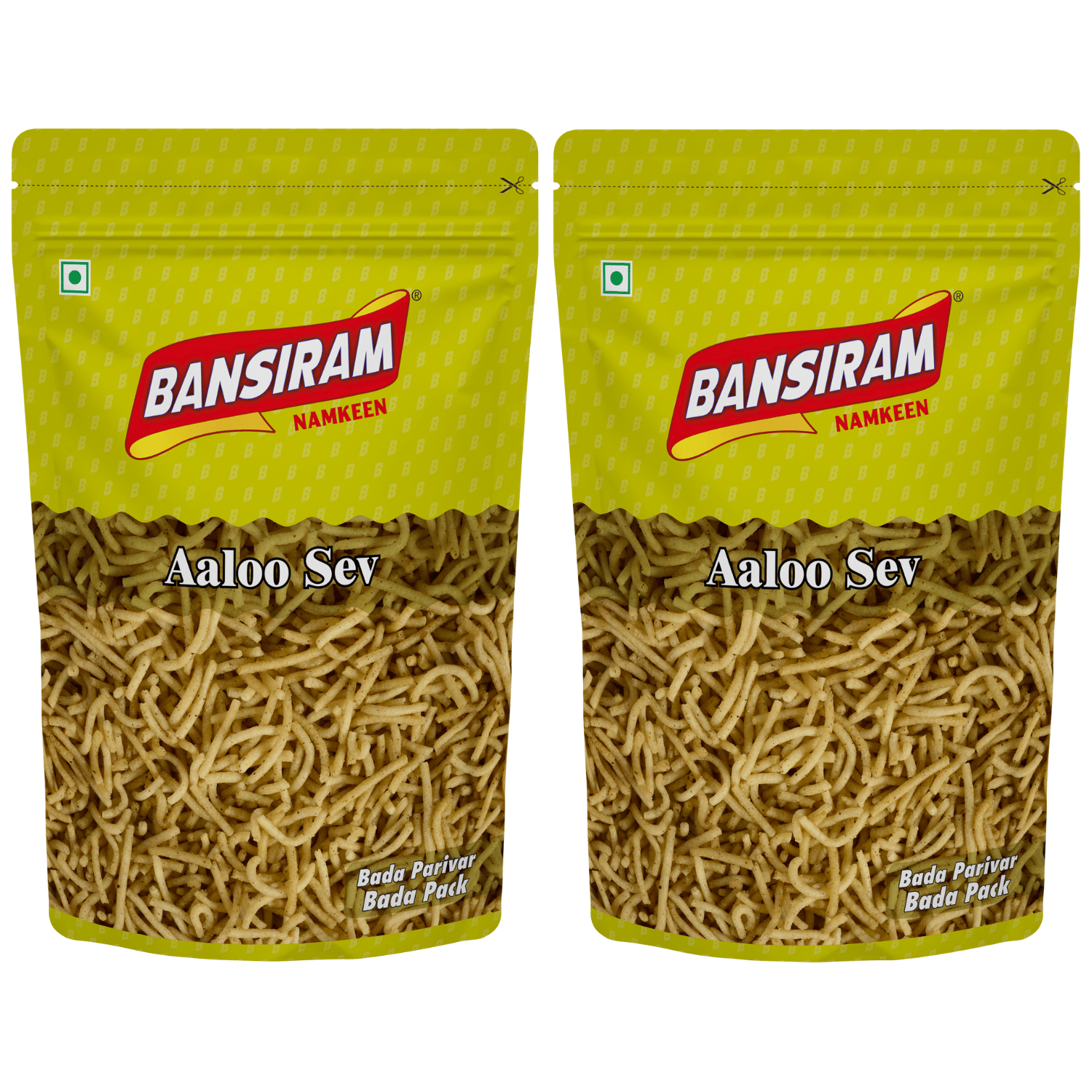 Bansiram Namkeen Aaloo Sev ( Pack of 2 X 375 g) - 750 g.