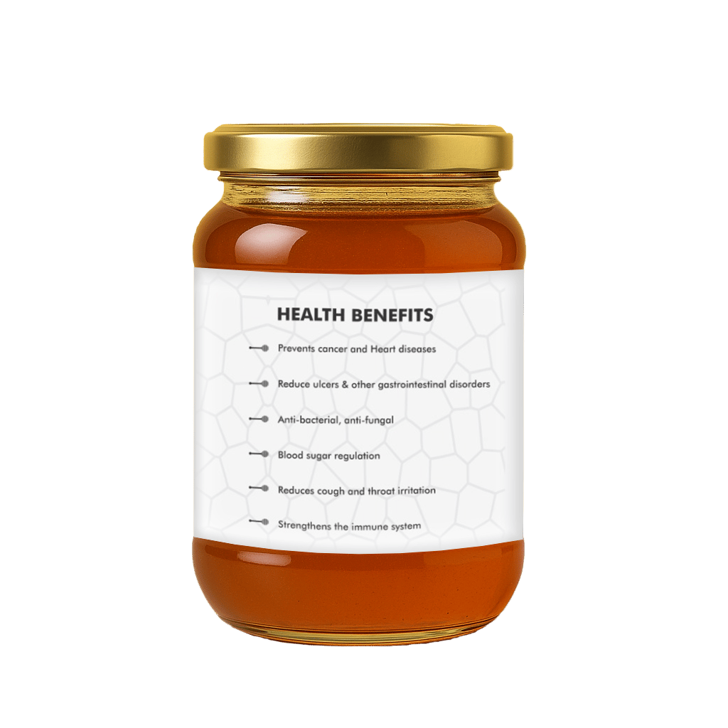 Aayug Raw Honey, Pure and Unprocessed, Wild Forest Organic Honey (500 gm)