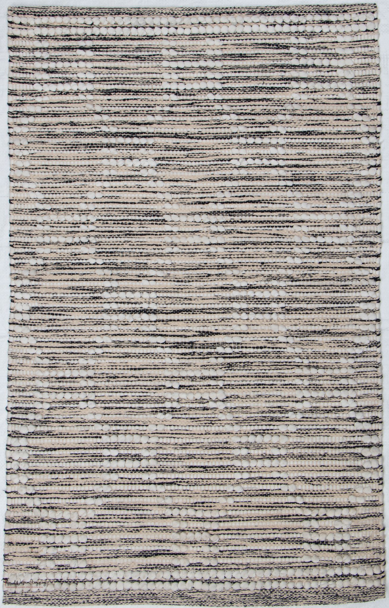 Lelo Handmade Cotton Durry – Traditional Flatweave Rug for Home & Living Spaces