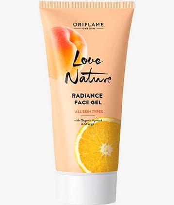 LOVE NATURE Radiance Face Gel with Organic Apricot & Orange Cleanser 50 mL