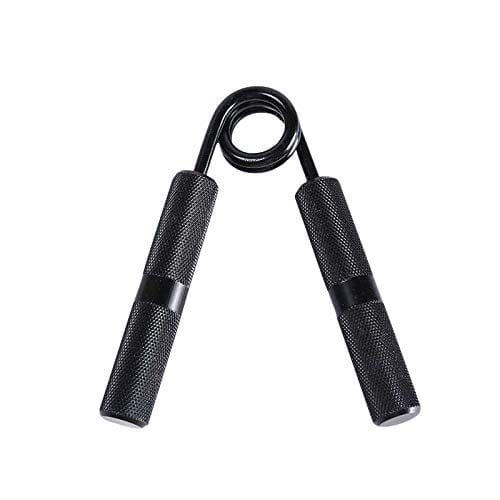 Metal Hand Gripper Strong Metal Spring 200 Lbs Forearm & Wrist Exerciser Black Textures (Set of 1)