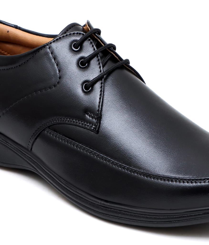 WUGO::Latest Stylish Men Formal Shoes|Black Derby Shoes|Office Shoes For Men's & Boys (Free Home Delivery)