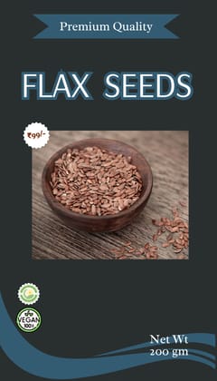 FLAX SEEDS- 200gm FLAX SEEDS- 200gm