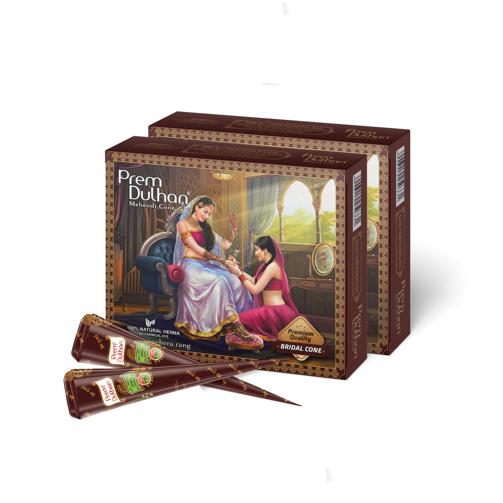 Prem Dulhan Bridal Mehndi | Natural, Long-Lasting Henna for Hands (420g)