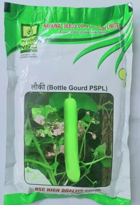 NSC Bottle Gourd PSPL Variety, 100 Gram Truthfully Labelled Seed Pouch