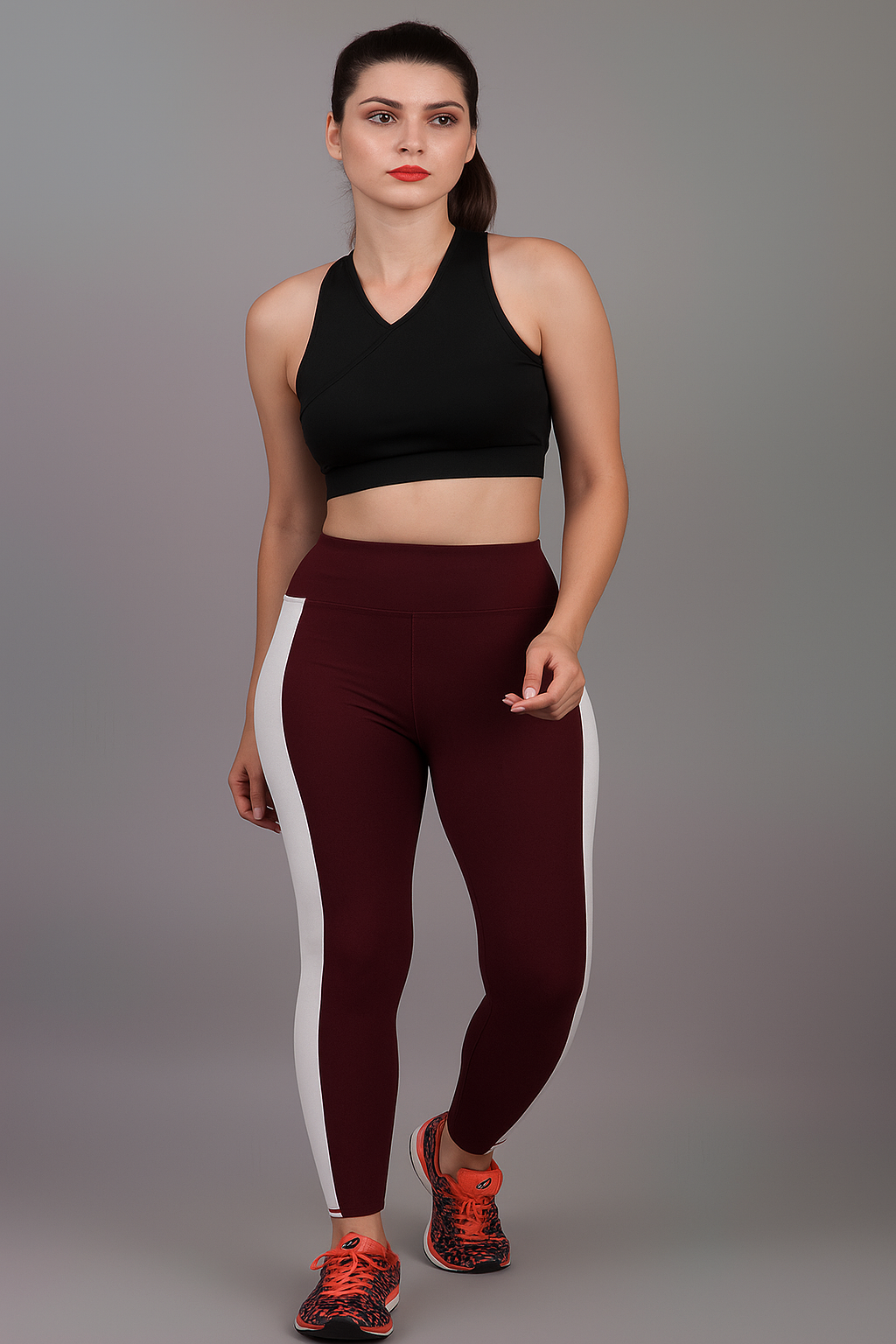 WUGO::Latest Trendy Women Sports Tights|Running Tights|Yoga-Gym Tights|Games and Playing Tights|Workout Tights For Women's & Girls (Imported Lycra 250-GSM)