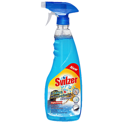 Svitzer Glass Cleaner - Anti-Fog & Streak, Removes Stains Easily, 500 ml