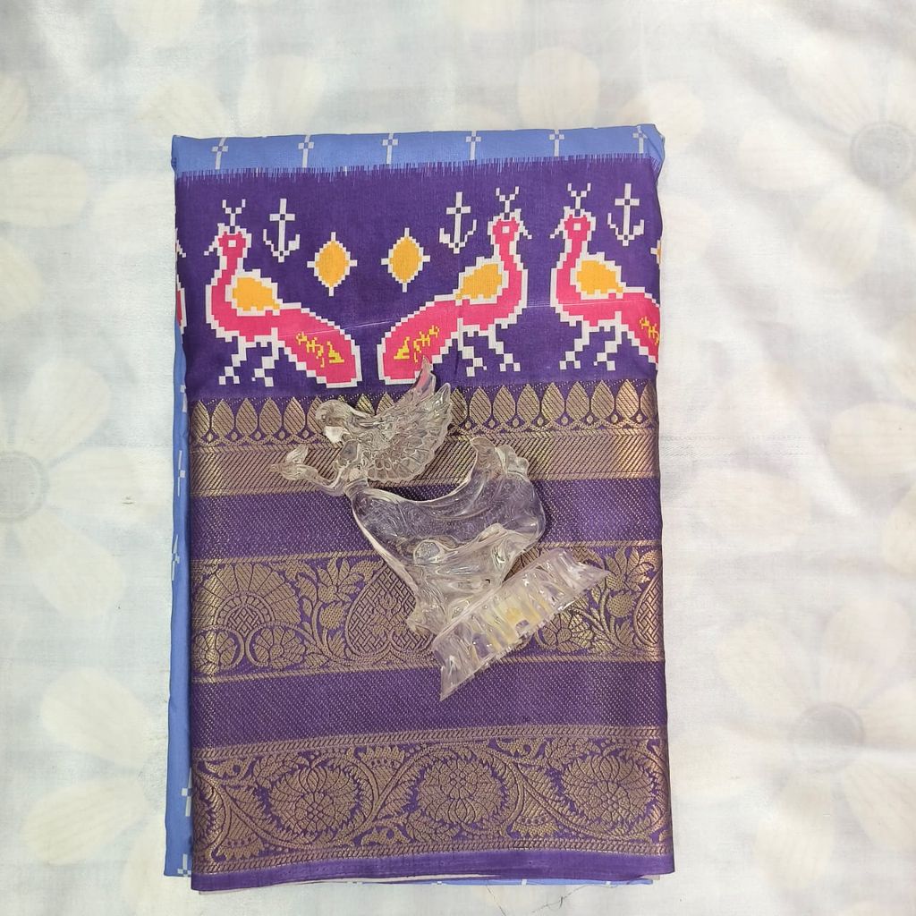 Poochampally Silk Saree With Blouse