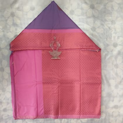 Soft Silk Saree with Blouse - Lavender