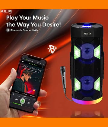 NEUTON PRO PLAY 40 W Bluetooth Speaker Bluetooth v5.0 with USB,SD card Slot,Aux Playback Time 4 hrs Black