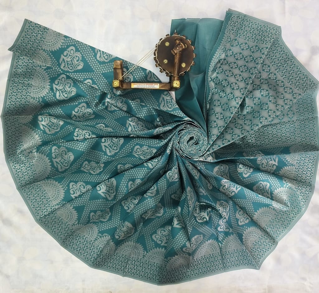 Kubera Silk Cottton Saree with Blouse