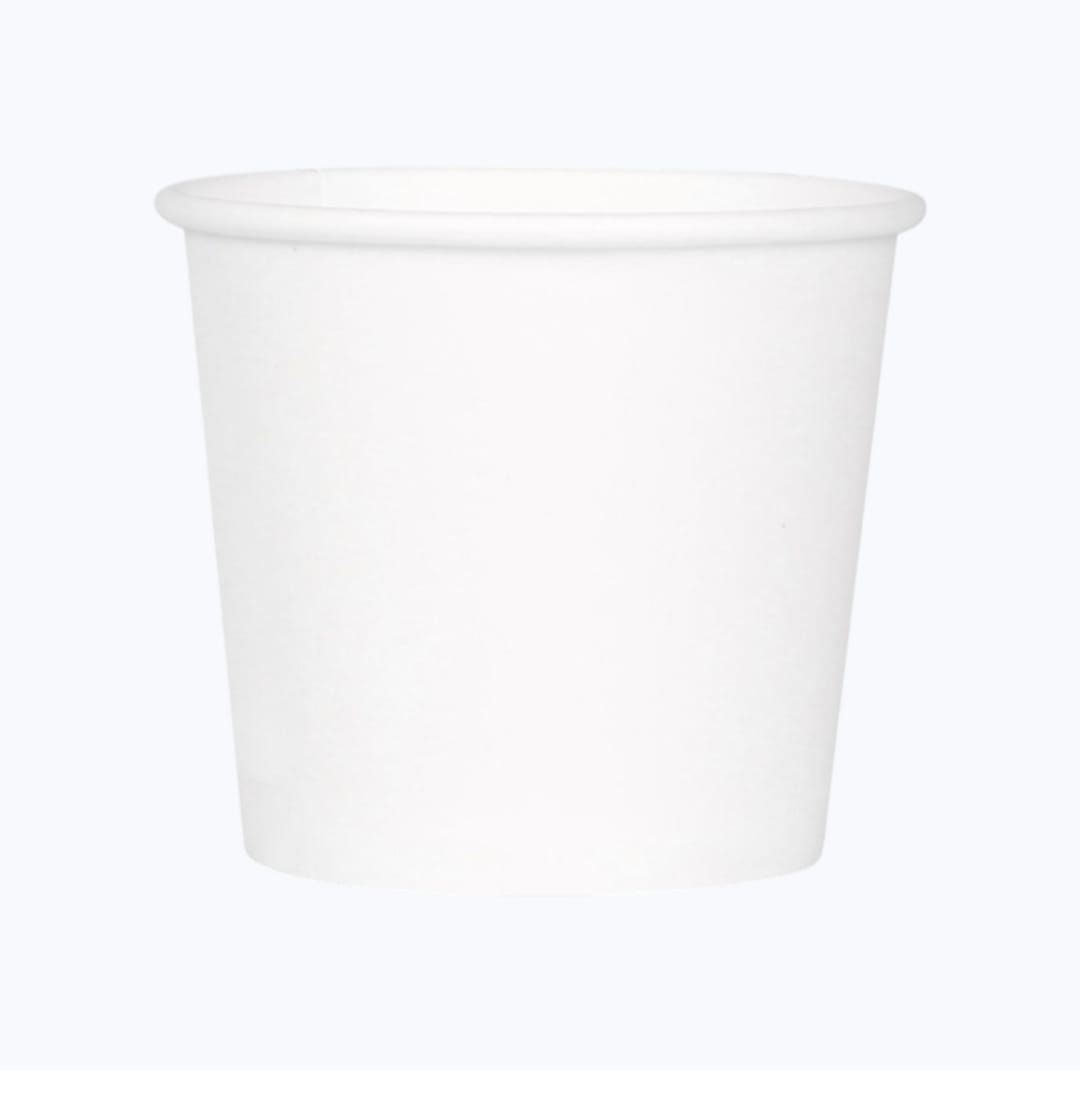 White Paper Cup - Disposable & Versatile
