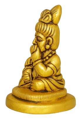 Golden Rishi Muni Thinking Pose Idol