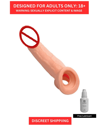 Soft Silicon Men Reusable Dragon Condom With Extra Length And Girth Extension | Penis Sleeve For Men By Naughty Nights + Free Kaamraj Lubricant