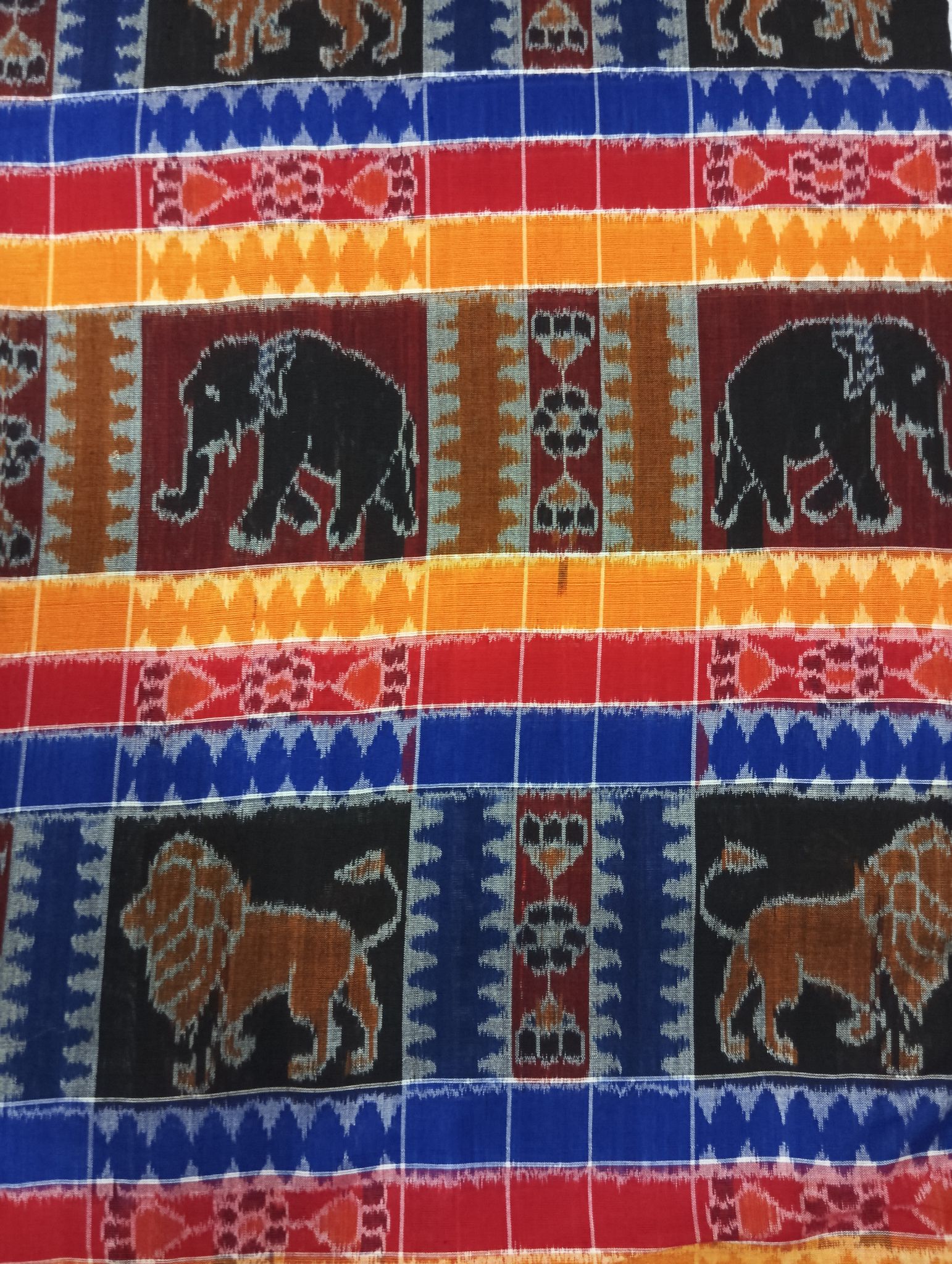 GI Tagged Sambalpuri Ikat Cotton Fabric