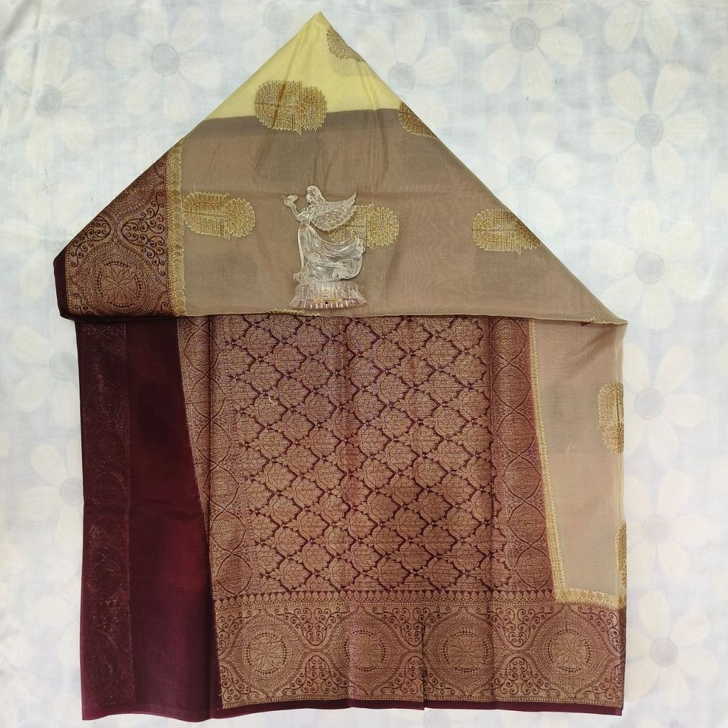 Silk Cotton Saree with Blouse