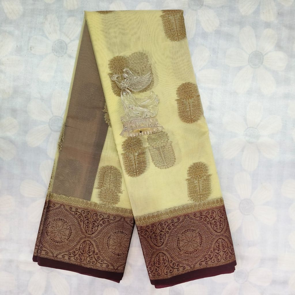 Silk Cotton Saree with Blouse