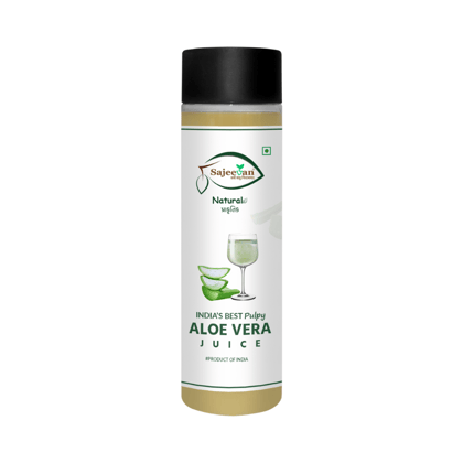 Natural Aloe Vera Juice | Pulpy & Pure | Supports Diabetes Control & Liver Health | No Added Sugar | 500ml