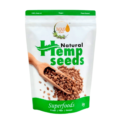 INDUS HEMP - Natural Hemp Seeds | Protein & Dietary Fibre | Vegan & Gluten-free