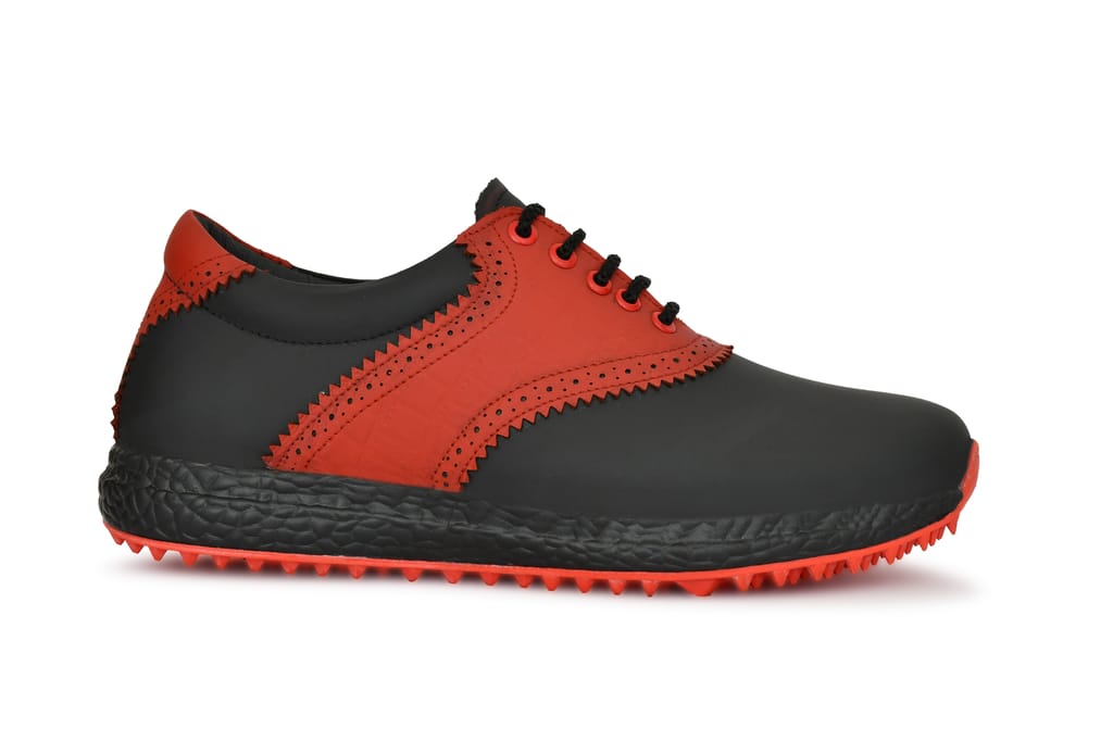 Chic Men HITCARO Men's Leather Lace-up Professional Golf Shoes 2025 at ShopCircuit | ONDC