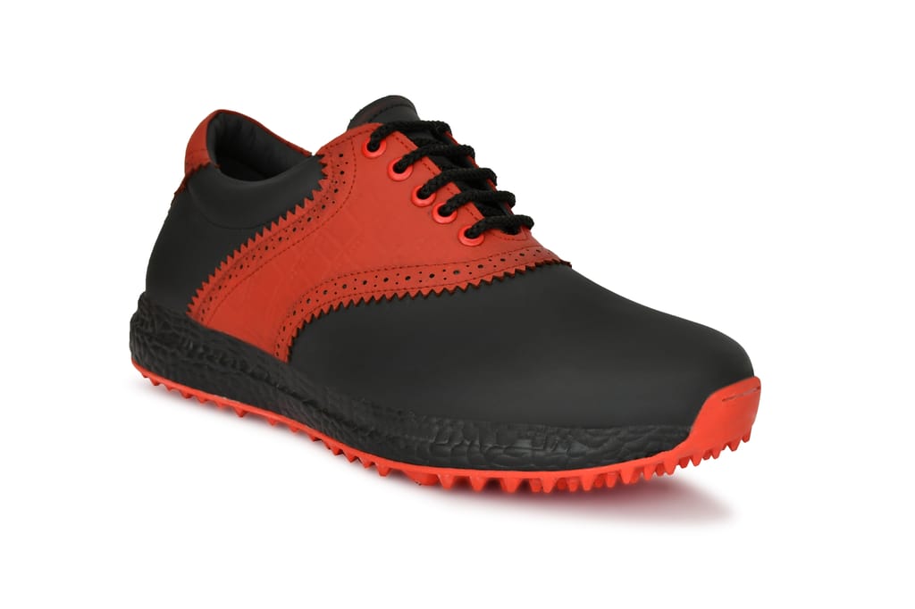 Chic Men HITCARO Men's Leather Lace-up Professional Golf Shoes 2025 at ShopCircuit | ONDC