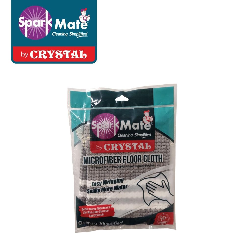 Sparkmate by Crystal Microfiber Floor Cloth , Pack Of 1