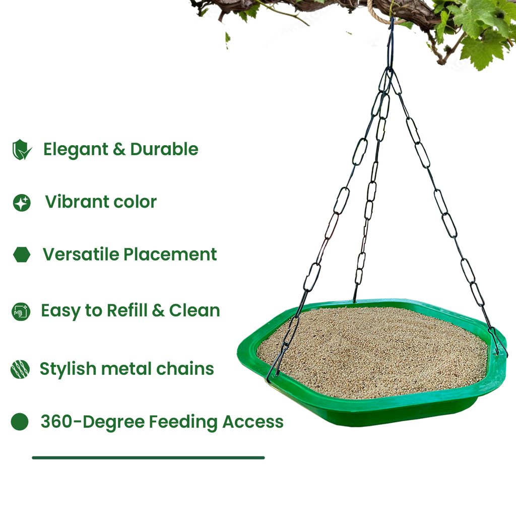 Ami JIvdaya Big Size Bird Feeder & Water Drinker Pack Of 1