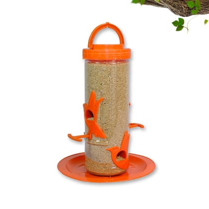 Ami JIvdaya Medium Bird Feeder Orange Pack Of 1