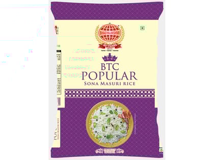 BTC Popular Sona Masuri Steam Rice - 10 Kilogram
