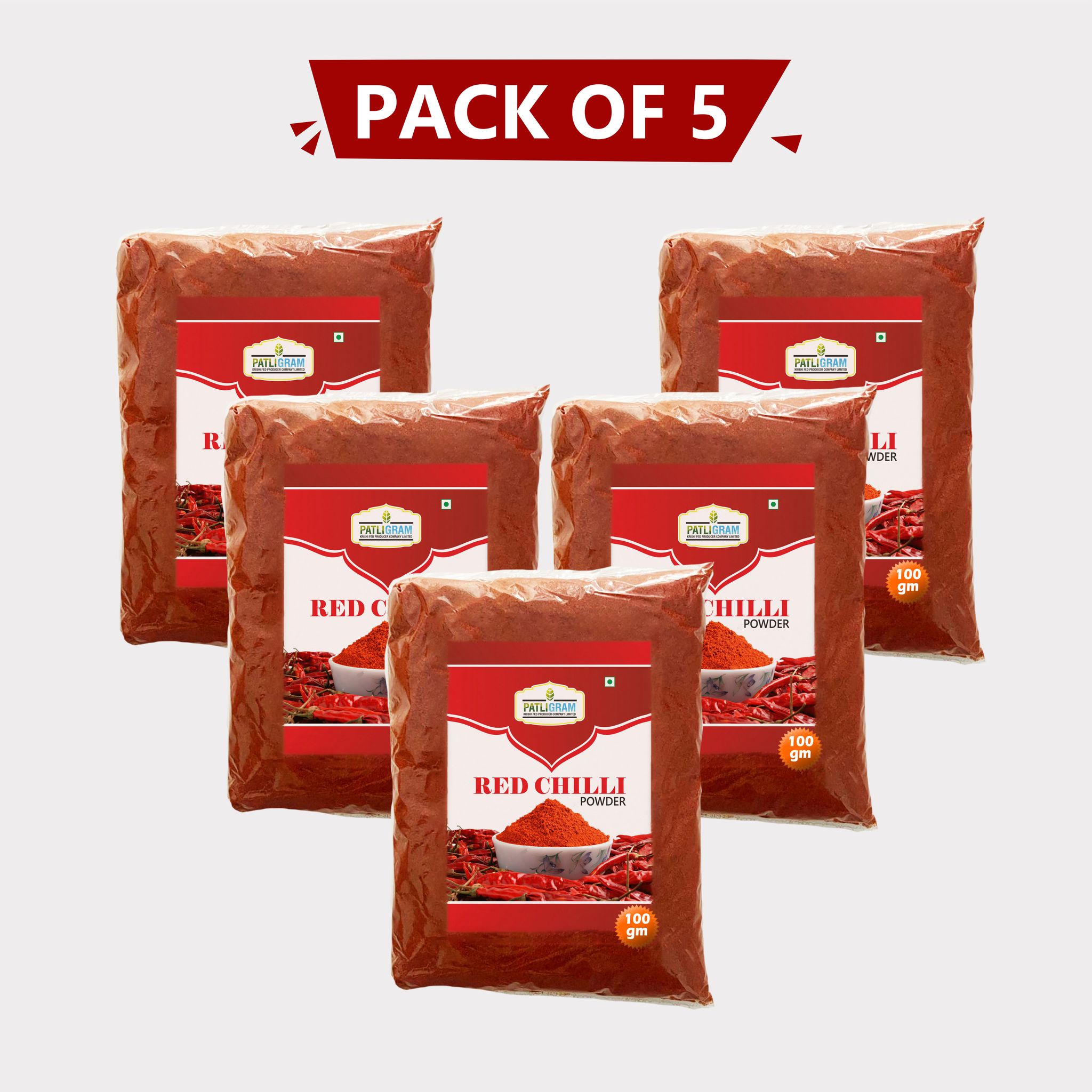 Red Chilli Powder (pack of 5)