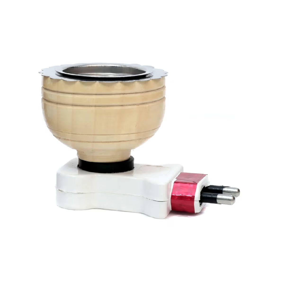 Electric Direct Plug-in Wooden Incense Bakhoor Burner Kapoor Dani Wooden Incense Holder  (Brown)