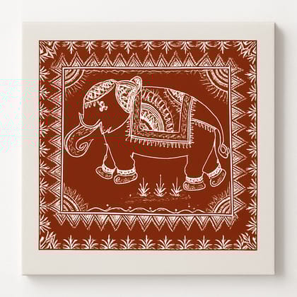 Warli-inspired Folk Art